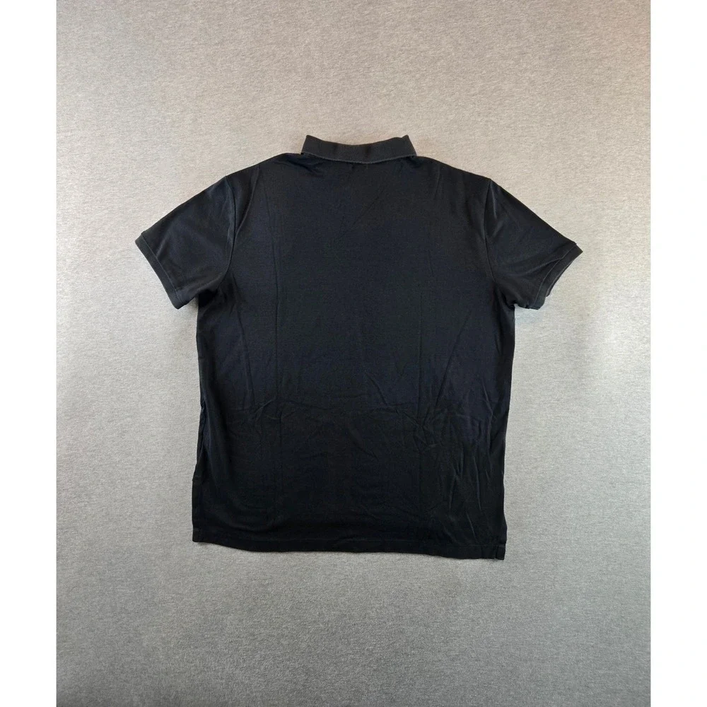 Polo Ralph Lauren Polo Shirt Mens XL Black Pima Soft Touch Short Sleeve Pony